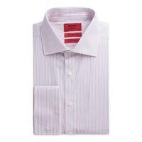ICW by Jeff Banks Pink Stripe Classic Fit Shirt 17 Pink
