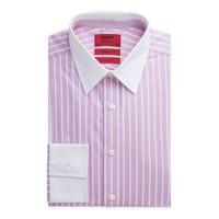 ICW by Jeff Banks Pink Wide Stripe Shirt 15.5 Pink