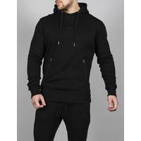 Icon Tapered Hoodie / Blackout