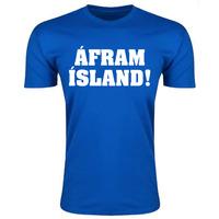 iceland afram island t shirt blue