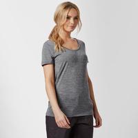 Icebreaker Women\'s Techlite Short Sleeve T-Shirt, Dark Grey