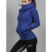 Iconic High-Rise Ladies Hoodie / Electric Blue : Medium