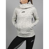 Iconic High-Rise Ladies Grey Hoodie / Slub Grey : XSmall