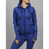Iconic Full-Zip Ladies Hooded Jacket / Electric Blue : XSmall