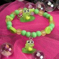 Icon Elastic Bracelet & Ring - Frog