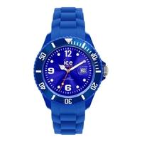 Ice-Watch Steel Blue Rubber Strap Blue Dial Watch SI.BE.B.S.12