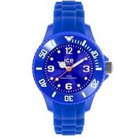 Ice-Watch Mini Blue Rubber Strap Round Blue Watch SI.BE.M.S.13