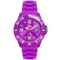 ice watch ladies purple rubber strap watch sipess12