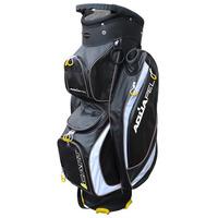 iCart Aquapel Water Resistant Cart Bag - Black/Yellow
