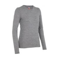 Icebreaker Tech Top Long Sleeve Crewe Women metro heather