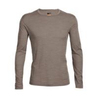 icebreaker oasis long sleeve crewe men trail heather