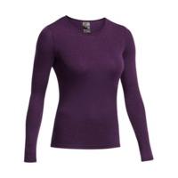 Icebreaker Everyday Long Sleeve Crewe Women vino