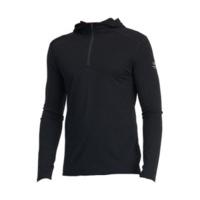 icebreaker oasis long sleeve hood men black