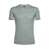 icebreaker oasis short sleeve crewe men seaglass heather