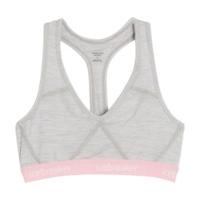 icebreaker sprite racerback bra 103020 blizzard heather camellia