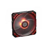 id cooling red led lighting pwm 120mm fan