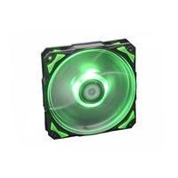 id cooling green led lighting pwm 120mm fan