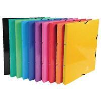 Iderama Elasticated A4 Ring Binder 2 Ring 15mm Assorted Pack of 10