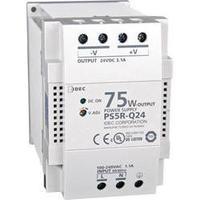 Idec PS5R-Q24 DIN Rail Power Supply, PFC, 24Vdc 3.13A 75W, 1-Phase