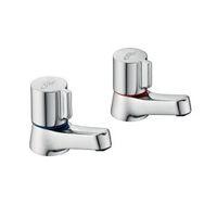 ideal standard alto hot cold basin pillar tap