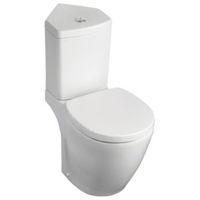 Ideal Standard Imagine Compact Contemporary Close-Coupled Corner Toilet with Soft Close Seat