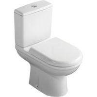 ideal standard della close coupled toilet with soft close seat