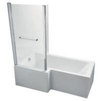 ideal standard imagine lh acrylic rectangular shower bath front panel  ...