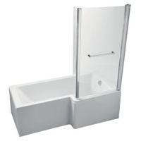 Ideal Standard Imagine RH Acrylic Rectangular Shower Bath Front Panel & Screen (L)1700mm (W)850mm