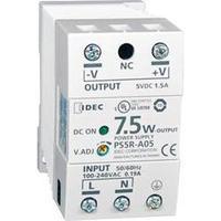 Idec PS5R-A24 DIN Rail Power Supply, PFC, 24Vdc 0.31A 7.5W, 1-Phase