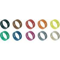 ID ring Neutrik XXR-SET Black, Brown, Red, Orange, Yellow, Green, Blue, Violet, Grey, White 10 pc(s)