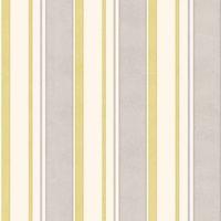 Ideco Home Kew Yellow Stripe Matt Wallpaper