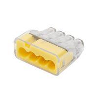 ideal yellow 32a push in wire connector pack of 100