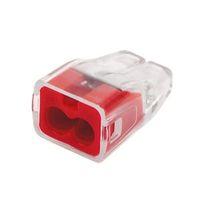 Ideal Red 32A Push-In Wire Connector Pack of 100