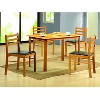 Ideal Furniture Hudson 114cm Dining Table with 4 Chairs