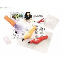 IDO3D Activity Set With Two Pens - Zoo Animals - Colours May Vary