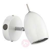 Ideal Quincy LED wall light in white