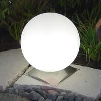 Ideal Snowball Globe Lamp White, Stainless Base 30