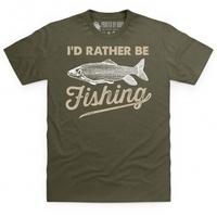 id rather be fishing t shirt