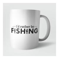 I\'d Rather Be Fishing Mug