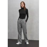 Ida Flannel Wide Leg Trousers