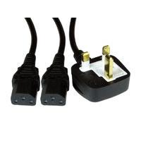 IEC Splitter Kettle Type Twin Power Cable