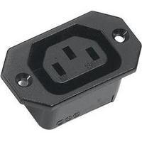 IEC connector C13 ATT.LOV.SERIES_POWERCONNECTORS 43R Socket, vertical vertical Total number of pins: 2 + PE 10 A Black K