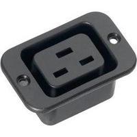 IEC connector C19 ATT.LOV.SERIES_POWERCONNECTORS 53R Socket, vertical vertical Total number of pins: 2 + PE 16 A Black K