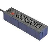 IEC adapter PG plug - IEC C13 socket , IEC C13 socket , IEC C13 socket , IEC C13 socket , IEC C13 socket Black Bulgin