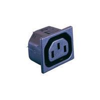 IEC connector C13 ATT.LOV.SERIES_POWERCONNECTORS PX Socket, vertical vertical Total number of pins: 2 + PE 10 A Black Bu