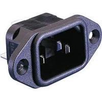 IEC connector C14 ATT.LOV.SERIES_POWERCONNECTORS PX Plug, vertical mount Total number of pins: 2 + PE 10 A Black Bulgin