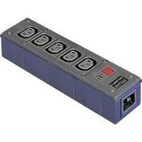 IEC adapter IEC C14 plug - IEC C13 socket , IEC C13 socket , IEC C13 socket , IEC C13 socket , IEC C13 socket Black B