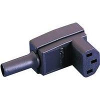 IEC connector C13 ATT.LOV.SERIES_POWERCONNECTORS PX Socket, right angle Total number of pins: 2 + PE 10 A Black Bulgin