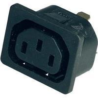 IEC connector C13 ATT.LOV.SERIES_POWERCONNECTORS 796 Socket, vertical vertical Total number of pins: 2 + PE 10 A Black K