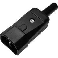 IEC connector C14 ATT.LOV.SERIES_POWERCONNECTORS 749 Plug, straight Total number of pins: 2 + PE 10 A Black Kaiser 1 pc